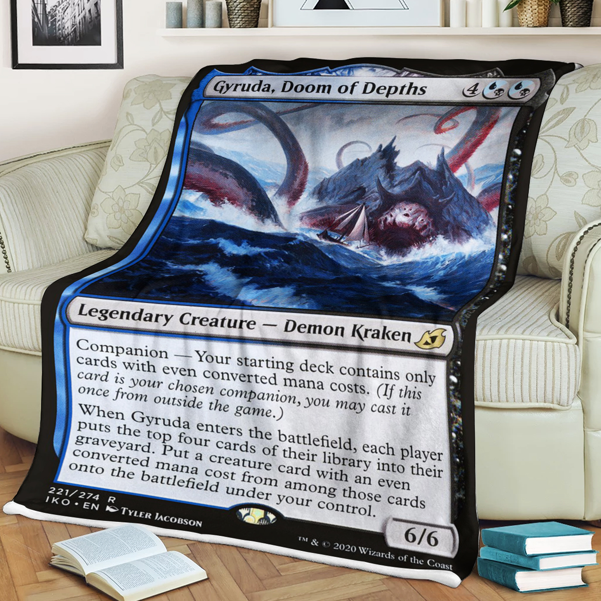 Game Magic The Gathering Gyruda Doom Of Depths Sherpa Blanket Game Magic The Gathering Gyruda Doom Of Depths Sherpa Blanket