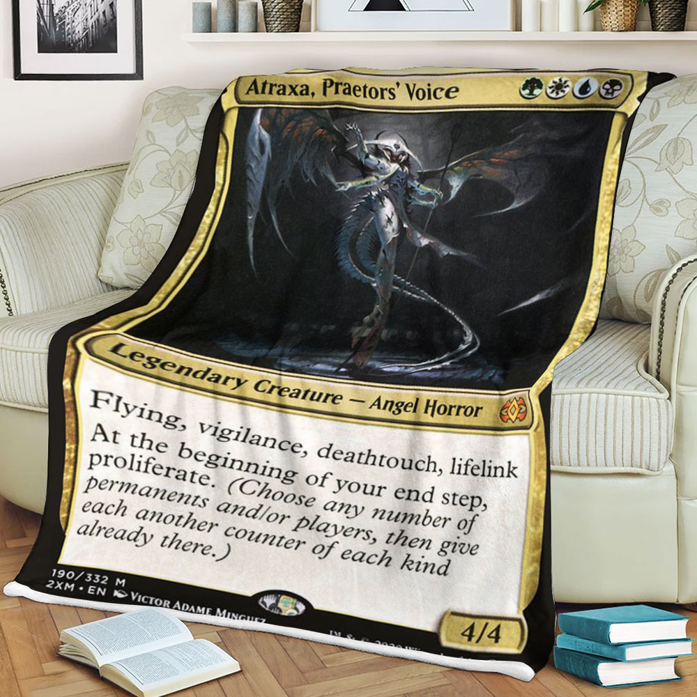 Game Mtg Atraxa Praetors Voice Blanket 2 Game Mtg Atraxa Praetors Voice Blanket 2