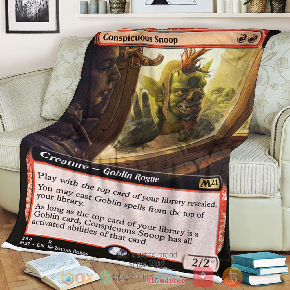 Game Mtg Conspicuous Snoop Fleece Blanket Game Mtg Conspicuous Snoop Fleece Blanket