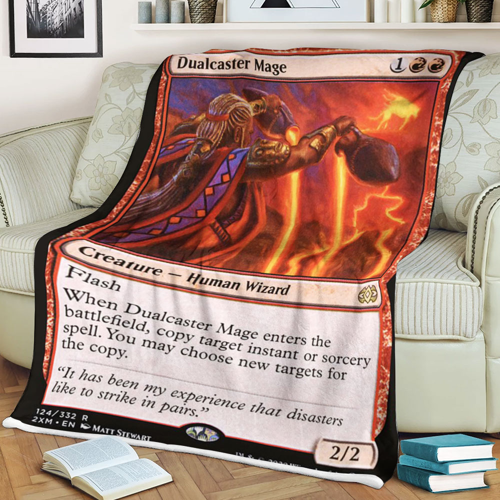 Game Mtg Dualcaster Mage Blanket Game Mtg Dualcaster Mage Blanket