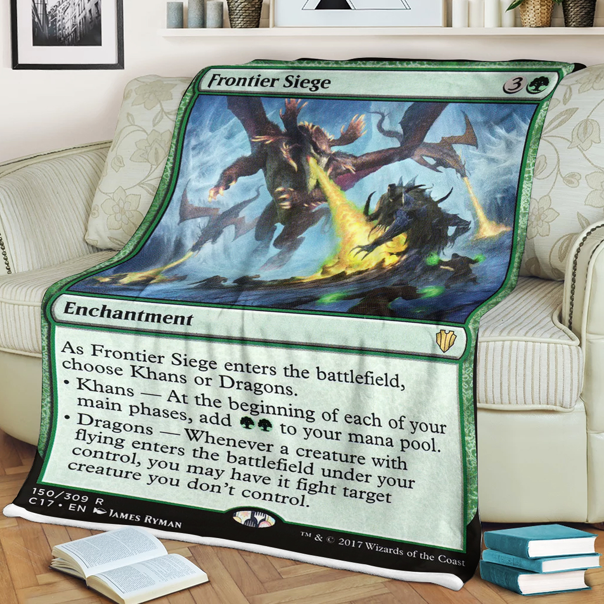 Game Mtg Frontier Siege Blanket Game Mtg Frontier Siege Blanket