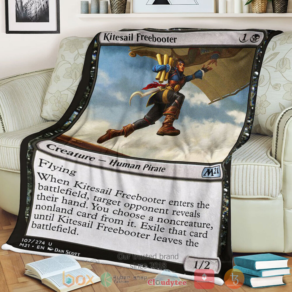 Game Mtg Kitesail Freebooter Fleece Blanket Game Mtg Kitesail Freebooter Fleece Blanket