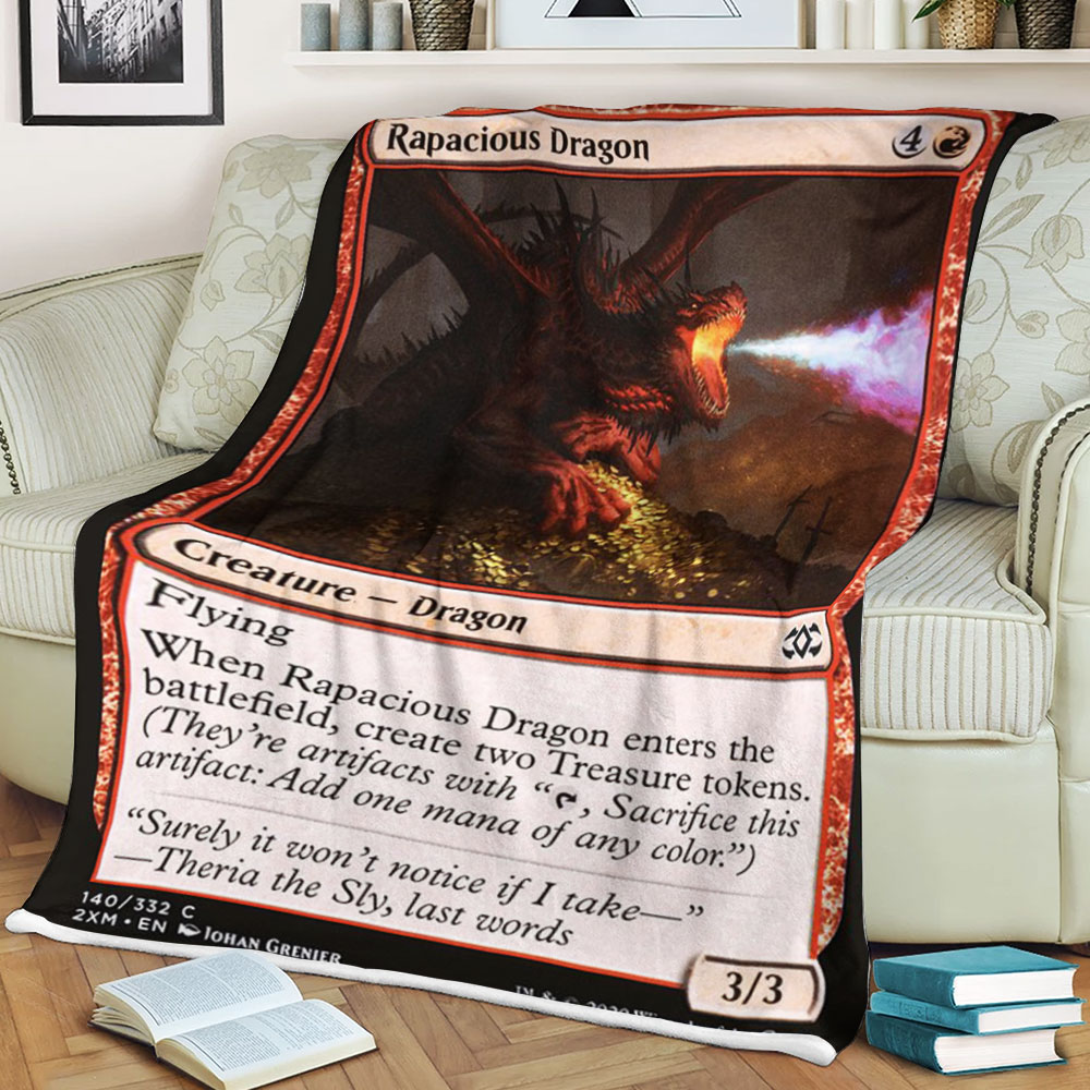 Game Mtg Rapacious Dragon Blanket Game Mtg Rapacious Dragon Blanket
