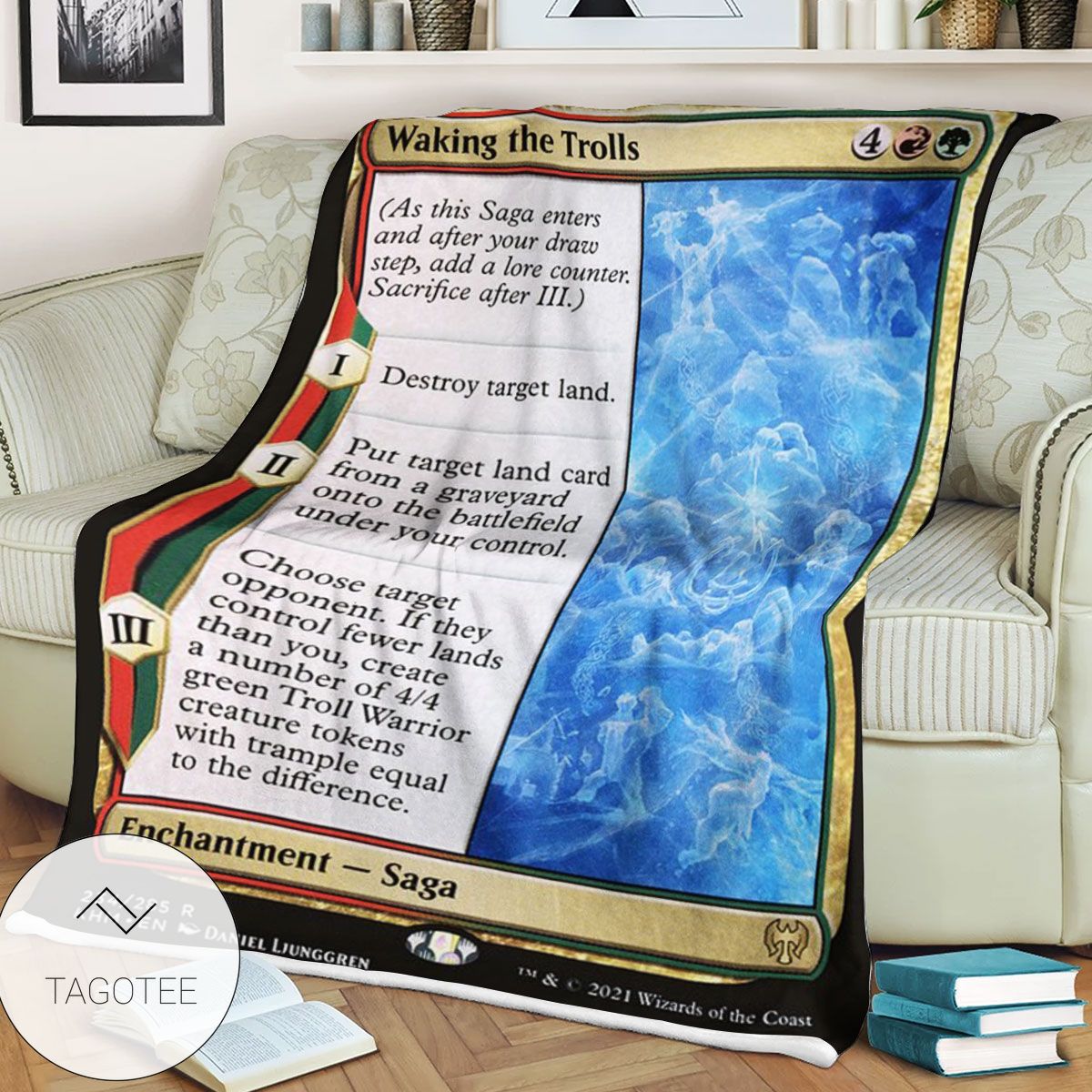 Khm 234 Waking The Trolls Mtg Game Magic The Gathering Blanket Khm 234 Waking The Trolls Mtg Game Magic The Gathering Blanket