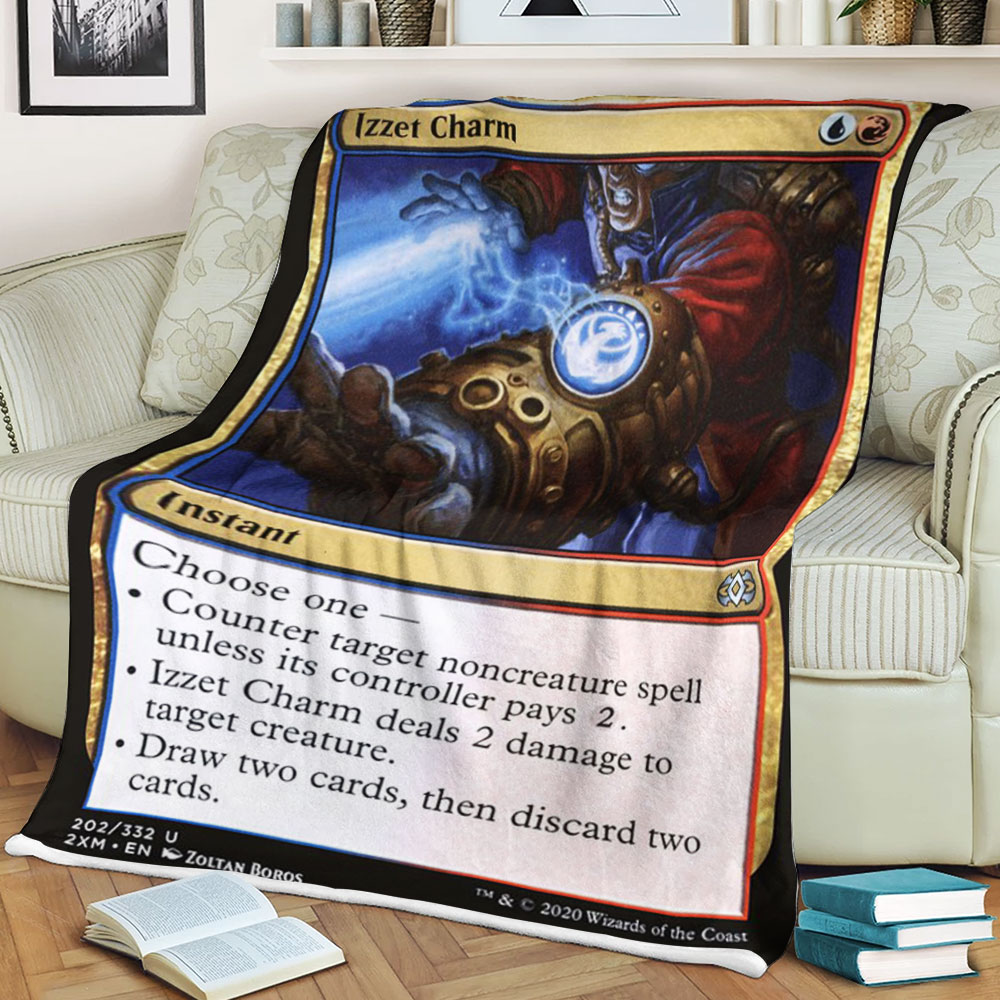 Magic The Gathering 2Xm 202 Izzet Charm Blanket Magic The Gathering 2Xm 202 Izzet Charm Blanket