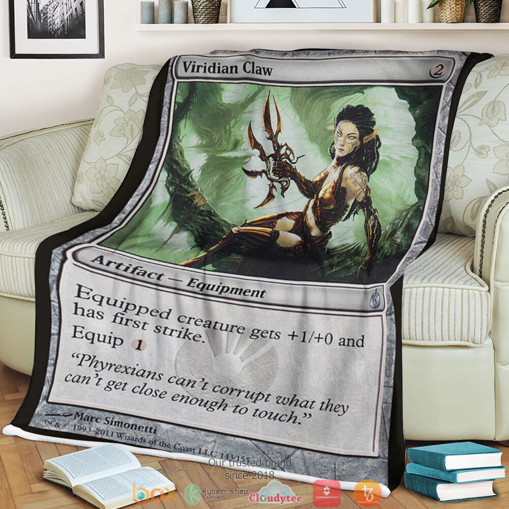 Magic The Gathering Mbs 143 Viridian Claw Blanket Magic The Gathering Mbs 143 Viridian Claw Blanket