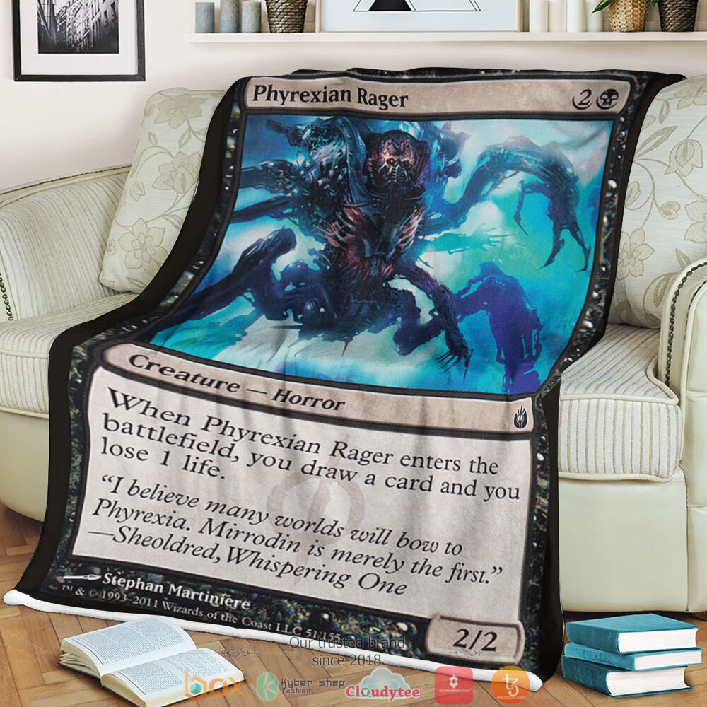 Magic The Gathering Mbs 51 Phyrexian Rager Blanket Magic The Gathering Mbs 51 Phyrexian Rager Blanket