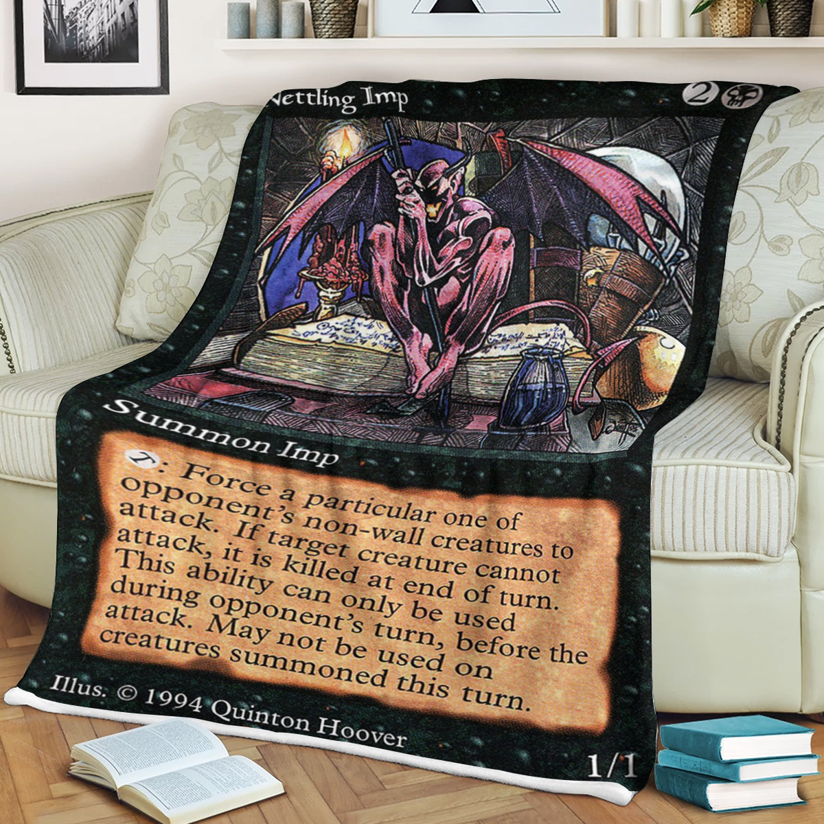Magic The Gathering Nettling Imp Blanket Magic The Gathering Nettling Imp Blanket
