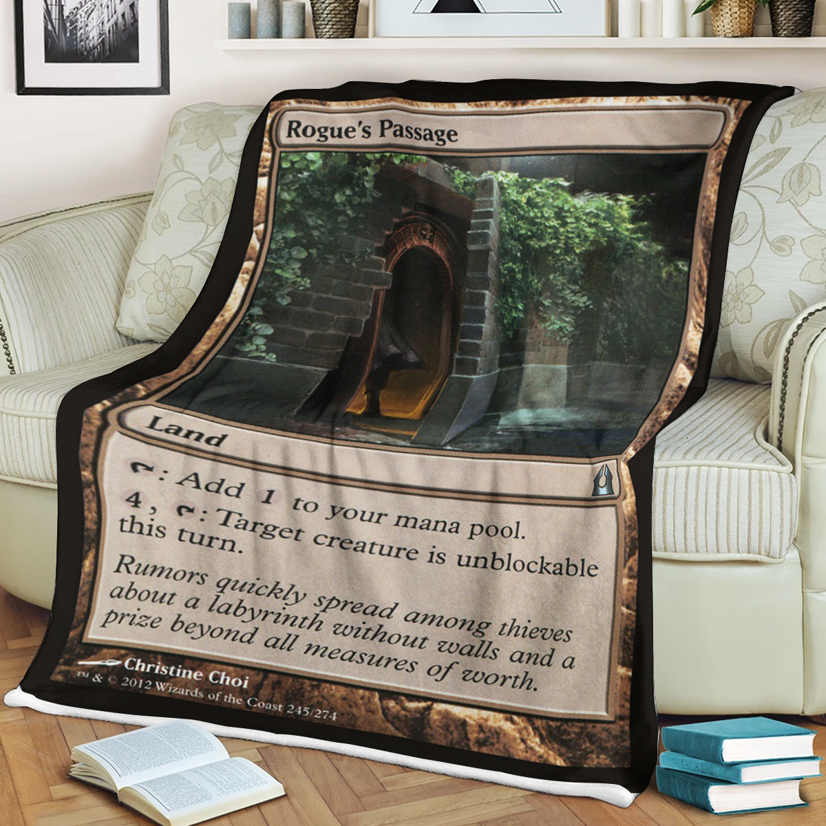 Magic The Gathering Rouges Passage Blanket Magic The Gathering Rouges Passage Blanket