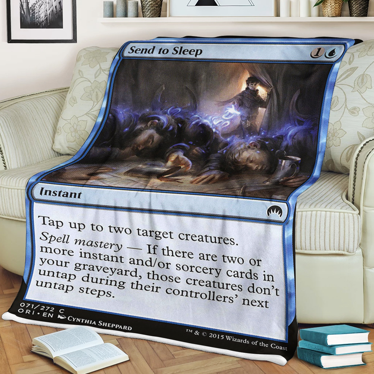 Magic The Gathering Send To Sleep Blanket Magic The Gathering Send To Sleep Blanket