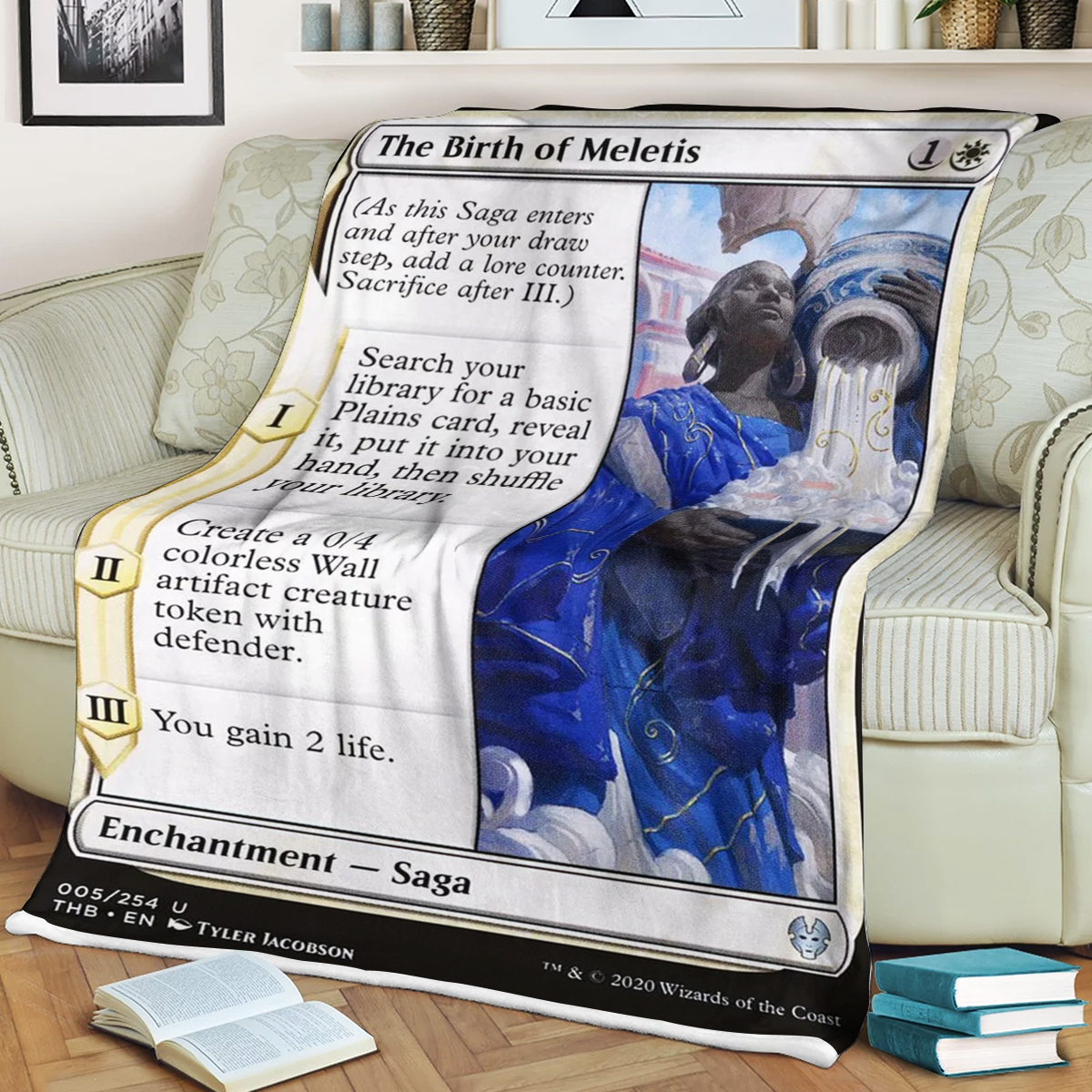 Magic The Gathering The Birth Of Meletis Blanket Magic The Gathering The Birth Of Meletis Blanket