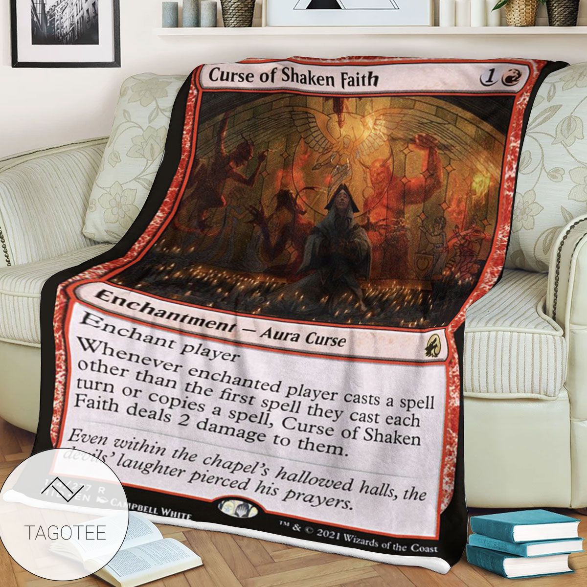 Mid 134 Curse Of Shaken Faith Mtg Game Magic The Gathering Blanket Mid 134 Curse Of Shaken Faith Mtg Game Magic The Gathering Blanket