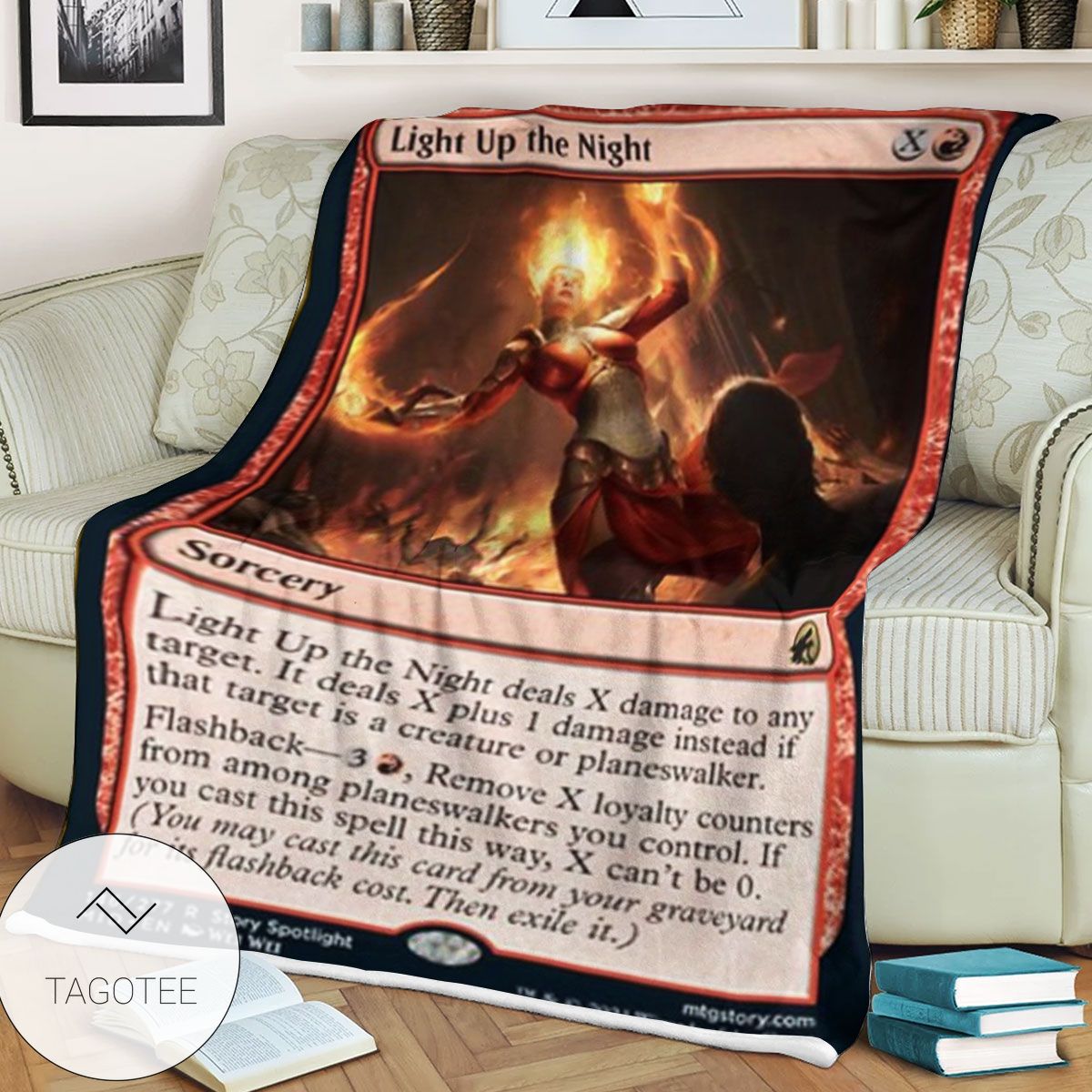 Mid 146 Light Up The Night Mtg Game Magic The Gathering Blanket Mid 146 Light Up The Night Mtg Game Magic The Gathering Blanket