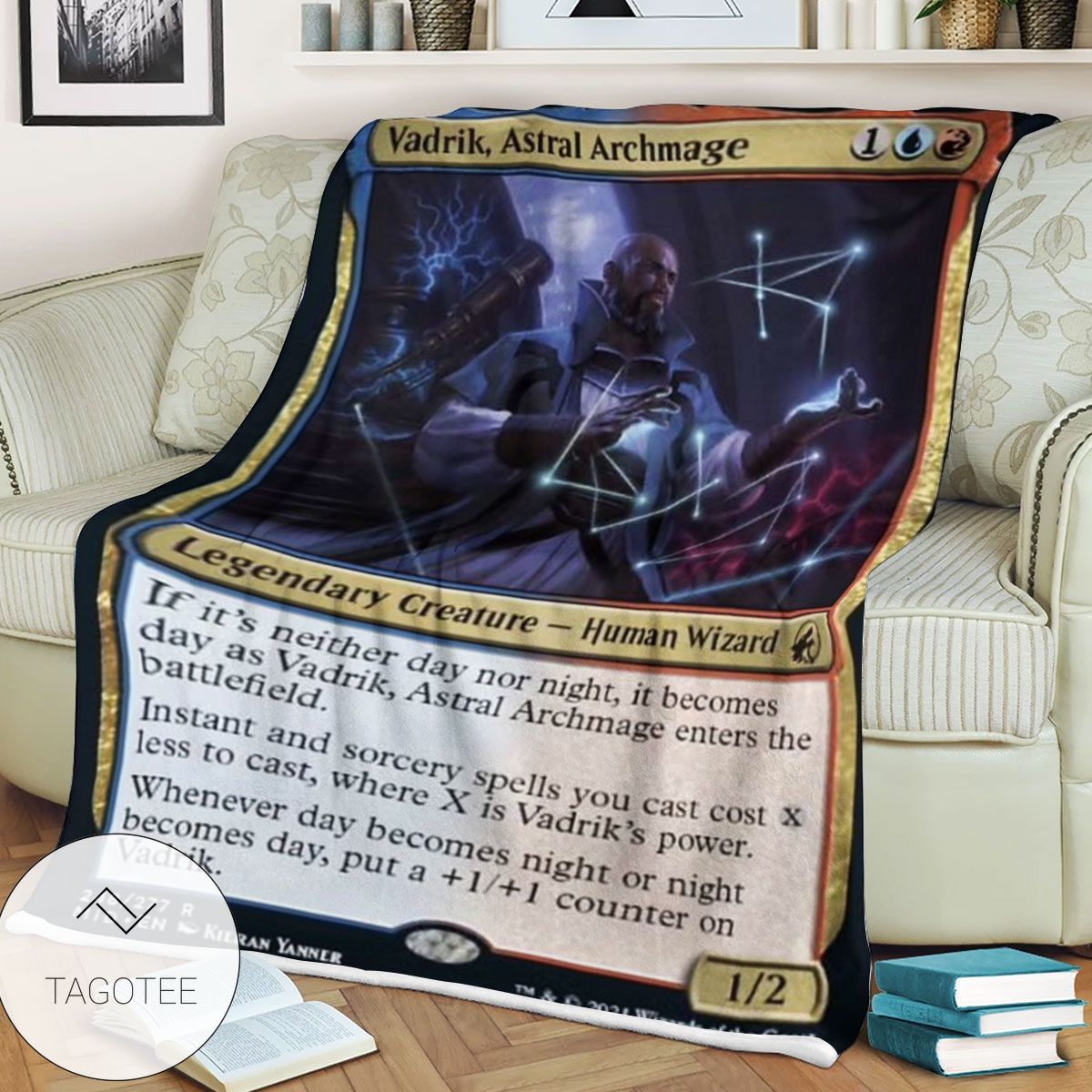 Mid 248 Vadrik Astral Archmage Mtg Game Magic The Gathering Blanket Mid 248 Vadrik Astral Archmage Mtg Game Magic The Gathering Blanket