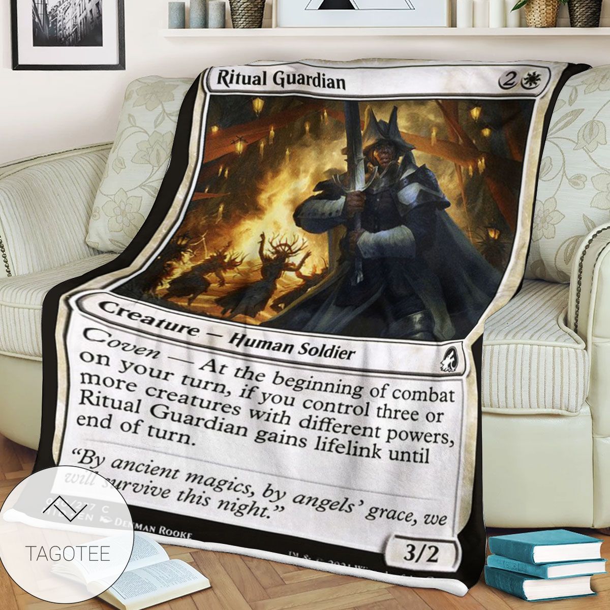 Mid 30 Ritual Guardian Mtg Game Magic The Gathering Blanket Mid 30 Ritual Guardian Mtg Game Magic The Gathering Blanket