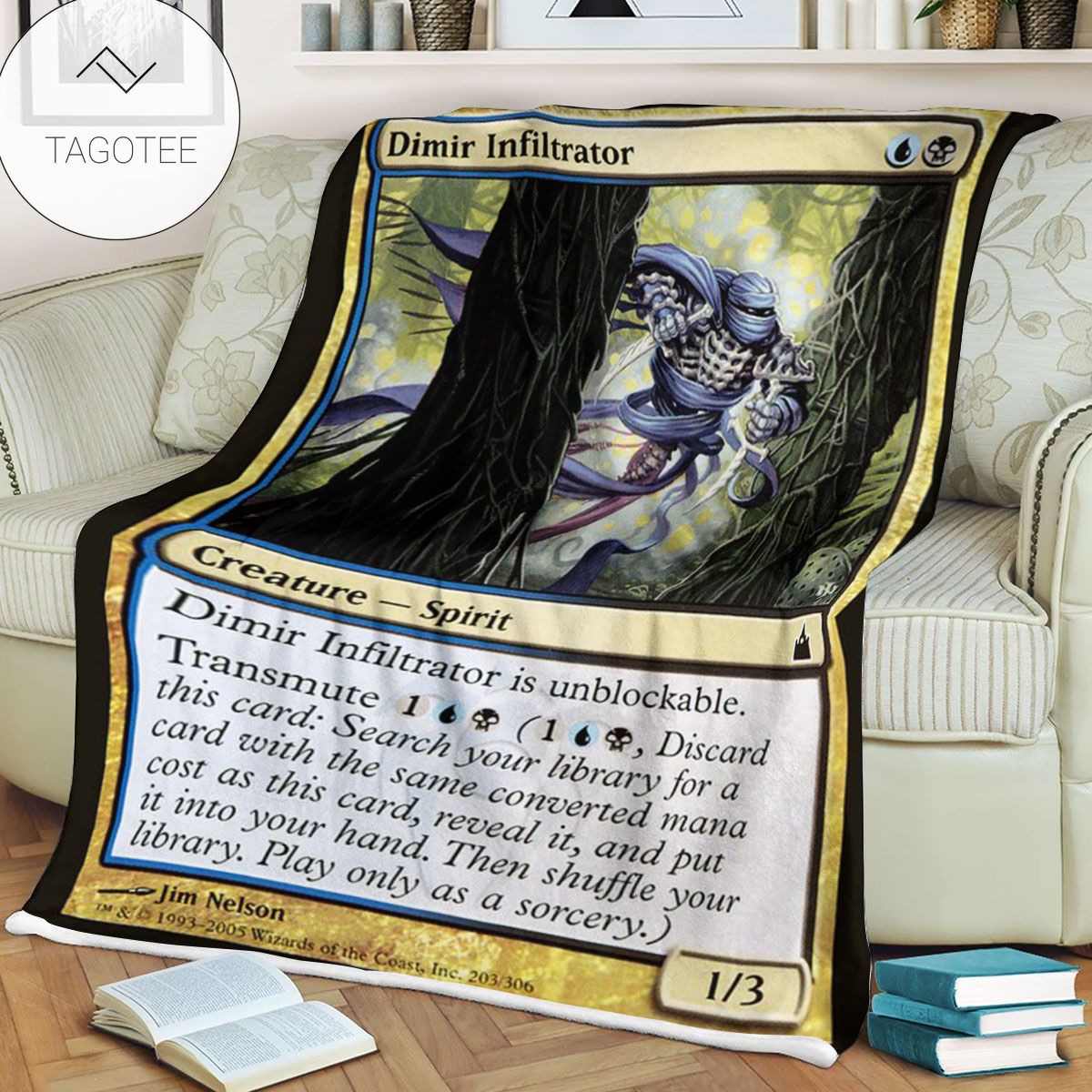 Ravnica City Of Guilds Rav 203 Dimir Infiltrator Mtg Blanket Tagotee Ravnica City Of Guilds Rav 203 Dimir Infiltrator Mtg Blanket Tagotee