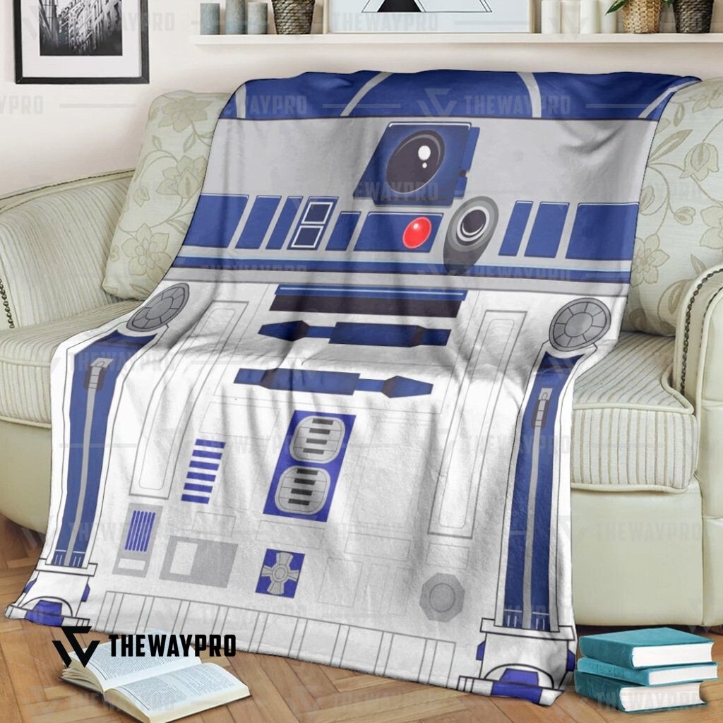 Star Wars R2D2 Adesivo Blanket Star Wars R2D2 Adesivo Blanket