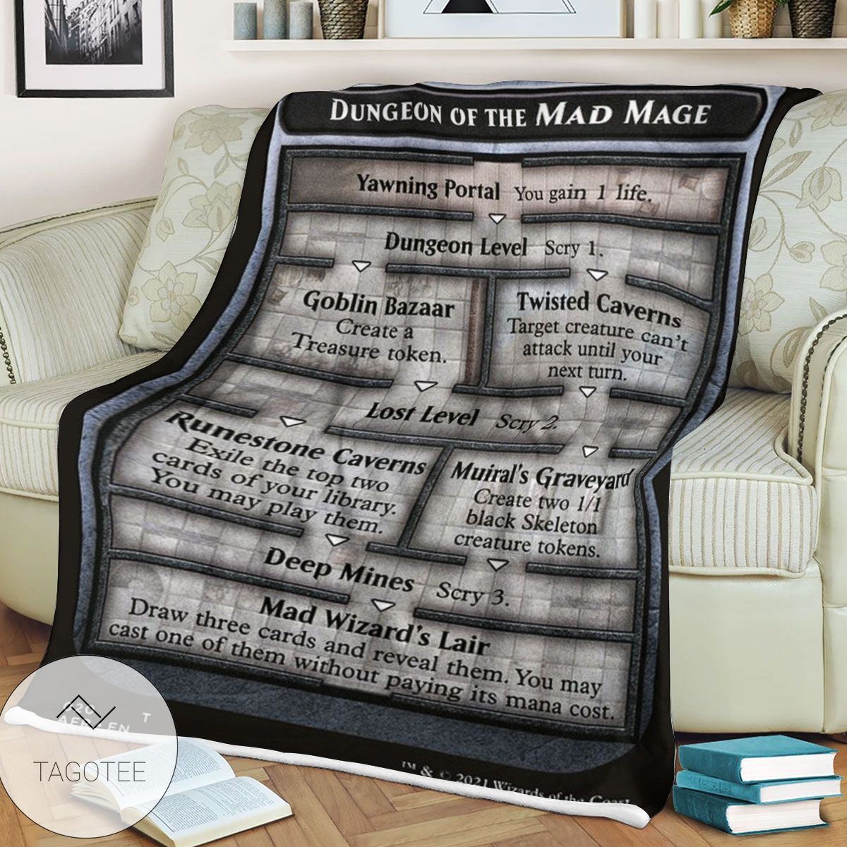 Tafr 20 Dungeon Of The Mad Mage Magic The Gathering Mtg Blanket Tafr 20 Dungeon Of The Mad Mage Magic The Gathering Mtg Blanket