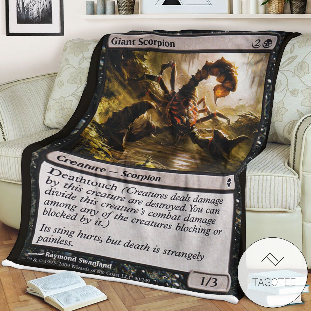 Zendikar 90 Giant Scorpion Mtg Blanket Zendikar 90 Giant Scorpion Mtg Blanket